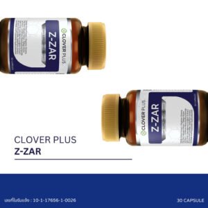 1x Clover Plus Z-Zar Men's Health Mushroom Supplements Cordyceps GlNSENG 30 Caps