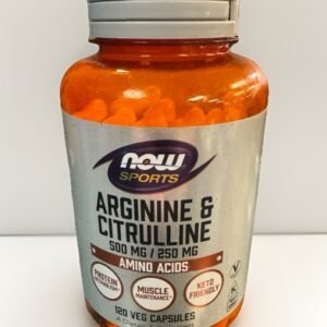 Sports, Arginine & Citrulline, 120 Veg Capsules BB 09/2028