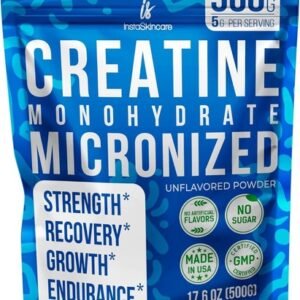 Instant Creatine Monohydrate Powder, 5g Per Serving – 21.2 Ounce (Pack of 1)