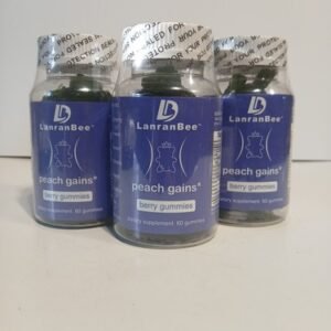3 Pack! Peach Gains 60 Gummies-Workout Aid -Women’s Support Supplement Exp 1/27