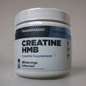 Transparent Labs Creatine HMB 30 Servings Exp 06/2027 Unflavored NEW Sealed