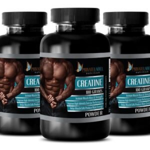Brain booster energy - CREATINE 100G - natural Testosterone enhancement - 3 Bot