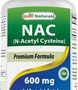 Best Naturals NAC 600 mg 250 Capsules