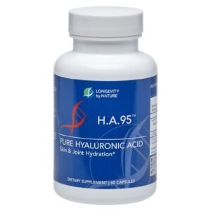 Longevity by Nature H.A.95 Hyaluronic Acid Supplement– 60 Capsules