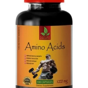 bodybuilding supplement - AMINO ACIDS 1000mg - energy supplements - 100 Capsules
