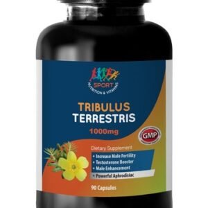 TRIBULUS TERRESTRIS Extract 1000mg Sport Edition Testosterone Boost (1Bot 90Ct)