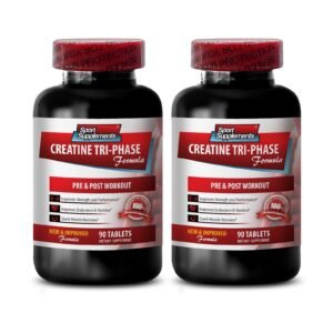 Muscle Mass Gainer Tablets - Creatine 3X - BCAA Amino Acids Powder 2B