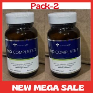 Gundry MD Bio Complete 3 Supplement 60 Capsules Optimal Gut Health, 2pack