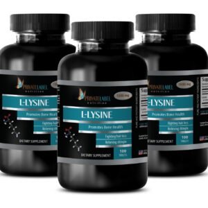 fat loss and muscle gain - L-LYSINE 1000mg -3 Bot 300 Tabs - weight loss balance