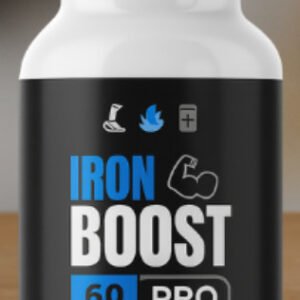 Iron Boost for Men, Ironboost Pro High Performance 60 Capsules 1 Bottle