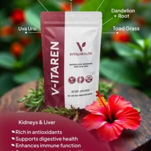 Vital Health V-ITAREN Dandelion, Moringa and Uva Ursi | Free shipping