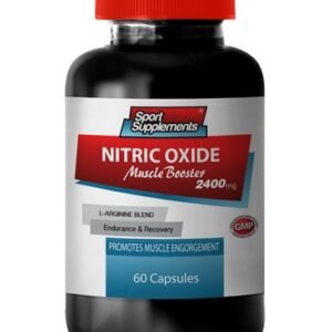 L-Arginine - Nitric Oxide Booster 2400mg - Muscle Building & Recovery Plus  1B