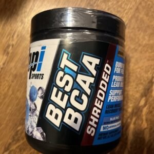 BPI Sports Best BCAA Shredded 25 Servings Blue Raz 9.7oz EXP. 11/25
