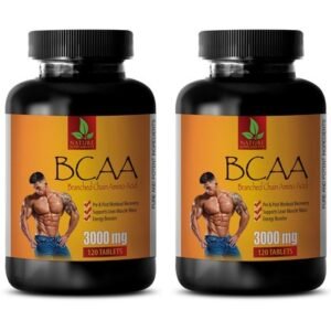 muscle gainer - BCAA 3000mg - muscle gainer pills - 2 Bottles 240 Tablets