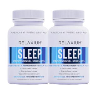 2 Pack Relaxium Sleep Natural Dietary Supplement for Better Sleep 120 Caps