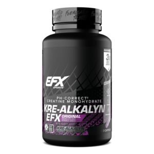 EFX Sports KRE ALKALYN Buffered Creatine Monohydrate Pills No Bloating 120 Caps