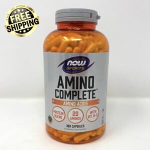 NOW Sports Amino Complete 20 Amino Acids Protein Blend Supplement 360 Caps New