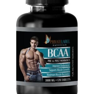 amino acids capsules - BCAA 3000mg - post workout - 1 Bottle 120 Tablets