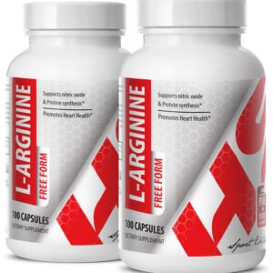 Amino Acids, L-Arginine Sport Edition. Protein Synthesis (2 Bottles, 200 Caps)