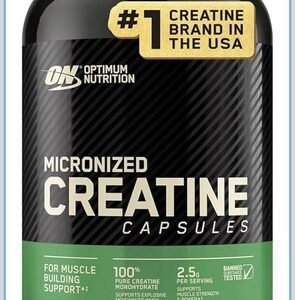 Optimum Nutrition 100% Pure Micronized 2500mg Creatine Monohydrate 200 Capsules