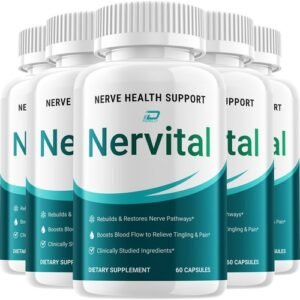 (5 Pack) Nervital Capsules – Nervital Natural Ingredients Glycogen Support