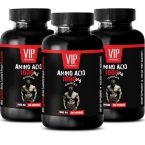 post workout recovery - AMINO ACID 1000mg - increase workout stamina 3 Bottles