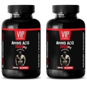 workout supplement - AMINO ACID 1000mg - decrease muscle soreness 2 Bottles