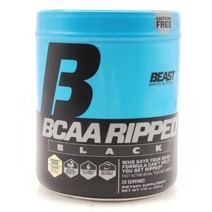 Beast Sports Nutrition BCAA Ripped Black Coconut Cream - Caffiene Free