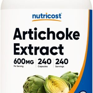 Nutricost Artichoke Extract (600mg) 240 Capsules