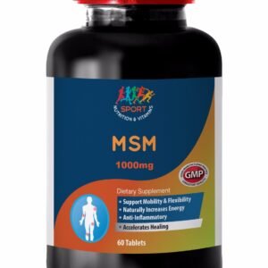 muscle building supplements for men - MSM 1000MG - Energy Booster - 1 Bottle