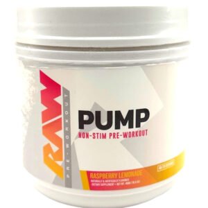 Raw Nutrition Pump Non-Stim Pre-Workout Raspberry Lemonade-16.2oz - 40/20 Servs