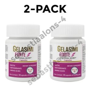2-Pack GELASIMI FORTE: 30 Capsules each for Hair, Skin, Nails Support+|