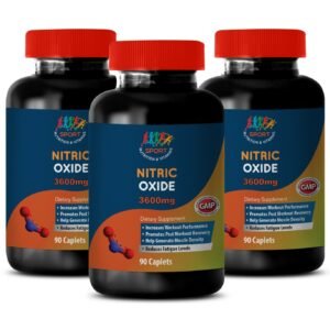 muscle growth supplement - NITRIC OXIDE 3600MG - endurance boosting pills 3B