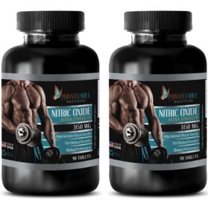 amino acids pills - NITRIC OXIDE 3150mg - nitric oxide booster - 2 Bot 180 Tabs