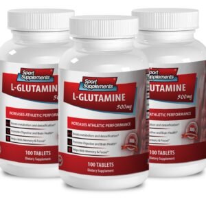 Pre Workout Tablets - L-Glutamine 500mg - L-Glutamine Muscle 3B