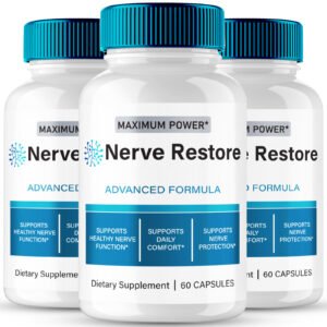 Nerve Restore For Neuropathy Capsules Advanced Formula Supplement Pills (3 Pack)