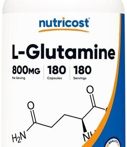 Evlution Nutrition Glutamine 5000 - 5g Glutamine - 60 Servings
