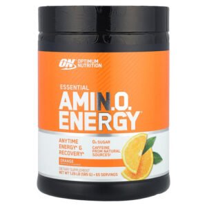 Optimum Nutrition, Essential Amino Energy, Orange Cooler, 1.29 lbs, (585 g)