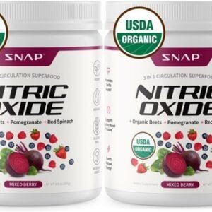 Nitric Oxide Organic Beet Root Powder Super Beets Superfood, 2 Pack Berry