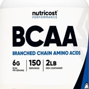 Nutricost BCAA Powder (Unflavored) 150 Servings - Branched Chain Amino Acids