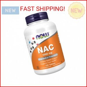 NOW Foods Supplements, NAC (N-Acetyl-Cysteine) 1,000 mg, Free Radical Protection