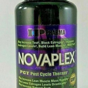 IP Pharma Novaplex Hardcore PCT Test Booster and E Blocker 60 Capsules New