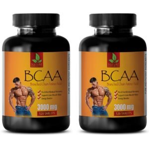 muscle gainer - BCAA 3000mg - muscle growth supplements - 2 Bottles 240 Tablets
