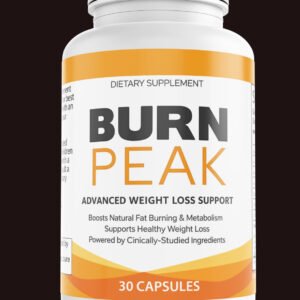 Burn Peak Weight Management Metabolism Energy Support Supplement 30 Capsules