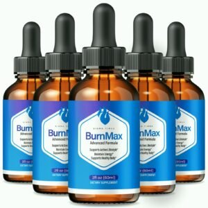 BurnMax Drops - Burn Max Advanced Fat Burner for Weight Loss - 5 Pack