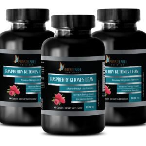 Advanced Weight Loss Formula - Pure Raspberry Ketones Lean 1200mg - 3 Bottles