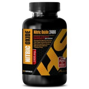 pre workout supplements - NITRIC OXIDE 2400 - brain booster - 1 Bottle