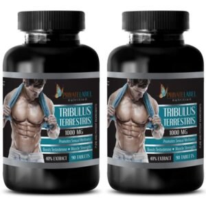 tribulus pure encapsulations - TRIBULUS TERRESTRIS 1000MG 180T - Male libido tab