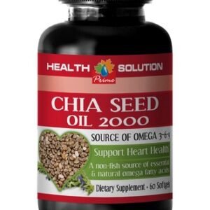 muscle gainer - CHIA SEED OIL 2000 - chia seed oil - 1 Bottle (60 Softgels)