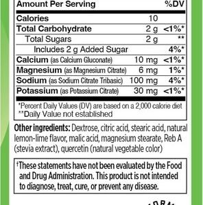 Electrolyte Fast Chews Lemon-Lime Flavor 60 Tablets